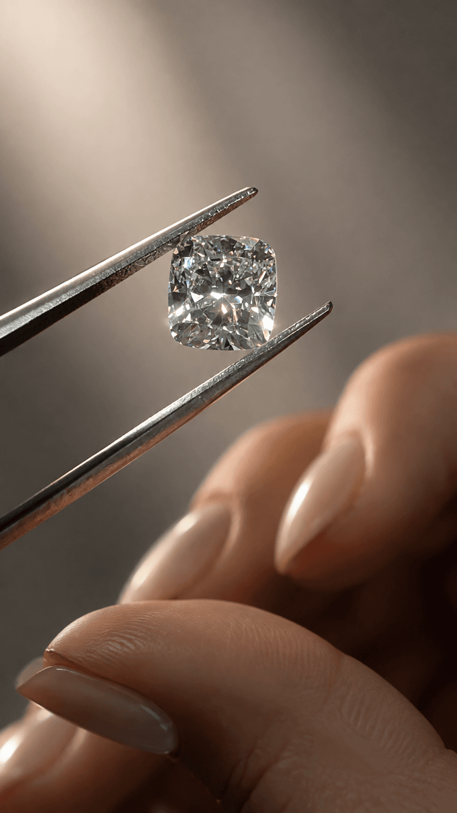 Diamant taillé qualité gemmologique